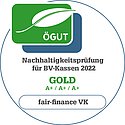 ÖGUT Gold 2022 für fair-finance mit der höchsten jemals vergebenen Nachhaltigkeitsbewertung