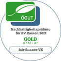 ÖGUT Gold 2021 für fair-finance