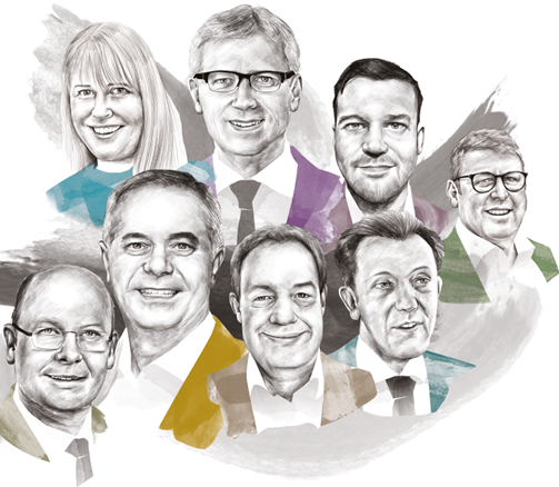 Gruppenillustration dpn-Roundtable Gruppenillustration dpn-Roundtable mit Markus Zeilinger
