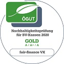 ÖGUT: Gold-Auszeichnung für fair-finance 2020