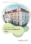 Folder Bauherrenmodell Titelseite des Folders für Bauherrenmodell und das Projekt Brückenkopfgasse 6, Graz