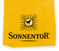 Logo Sonnentor gelbes Logo von Sonnentor